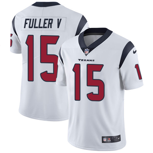 Nike Texans #15 Will Fuller V White Men's Stitched NFL Vapor Untouchable Limited Jersey